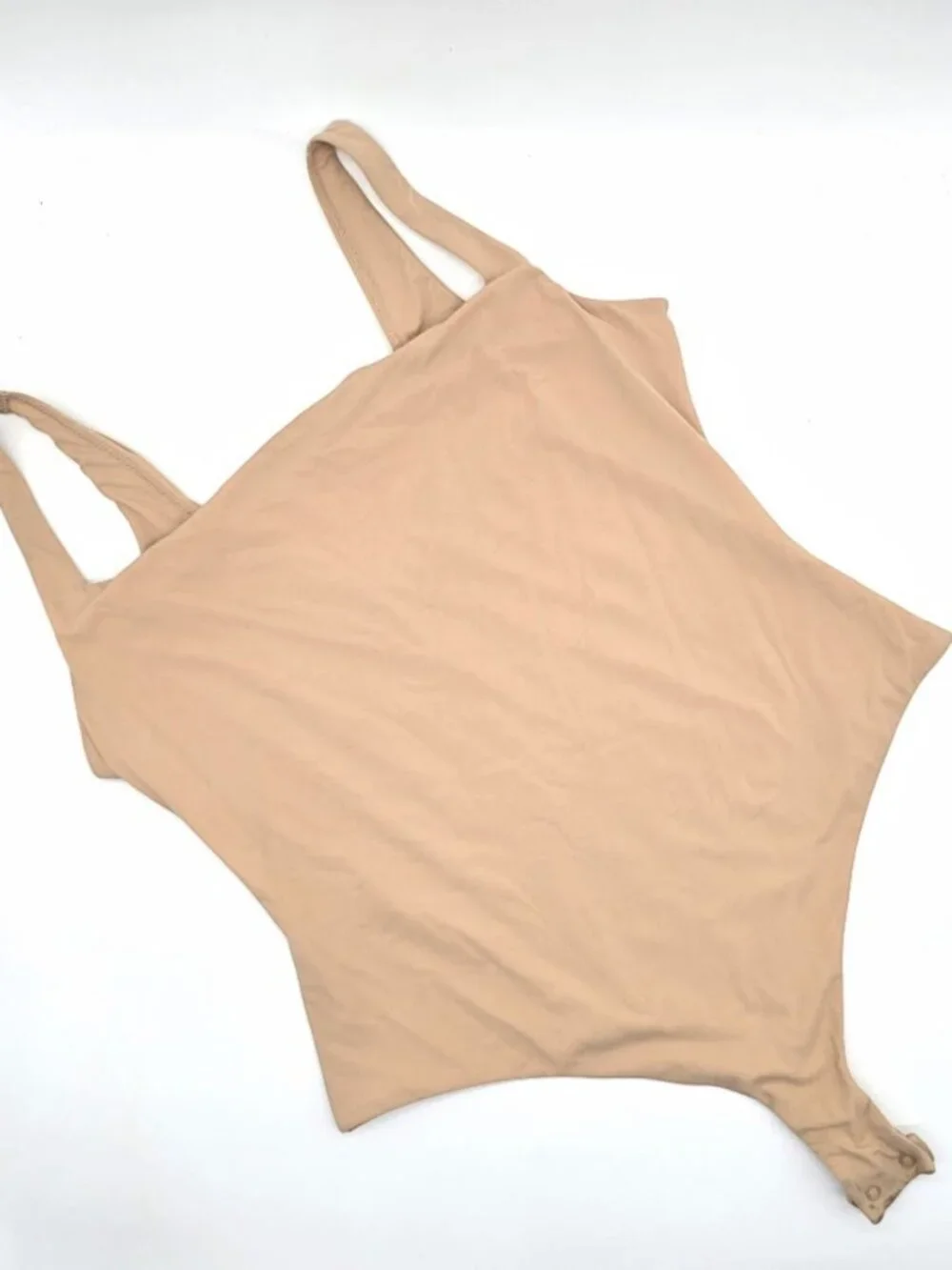 SKIMS Fits Everybody Bodysuit XL Clay Square Neck - Picture 3 of 10